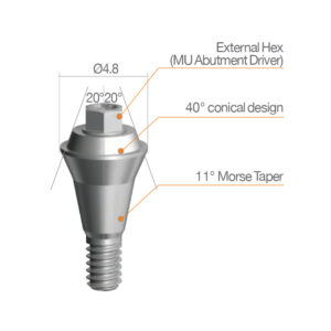 OneQ MU Solid Abutment